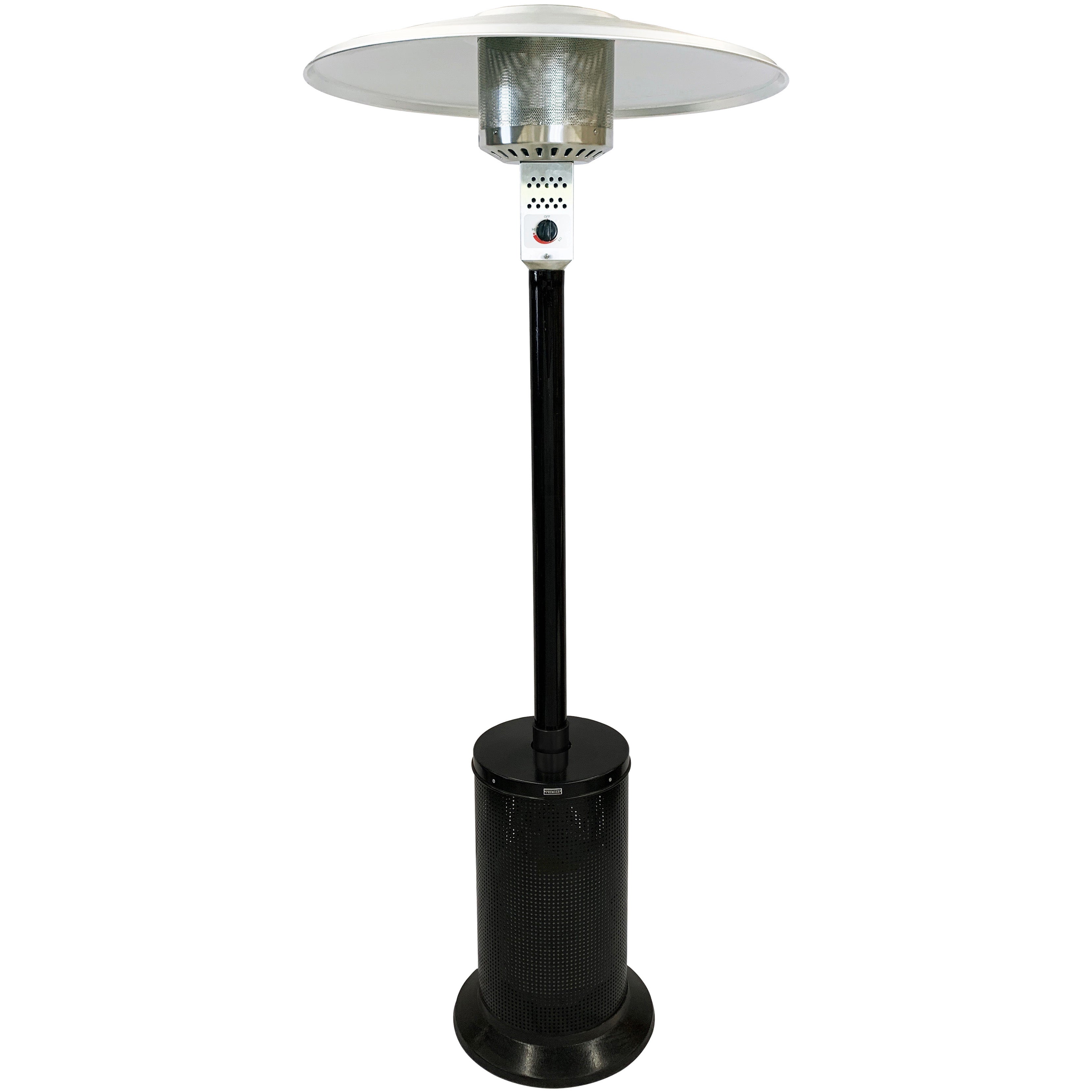 Black Mushroom Style Patio Heater - Main Image