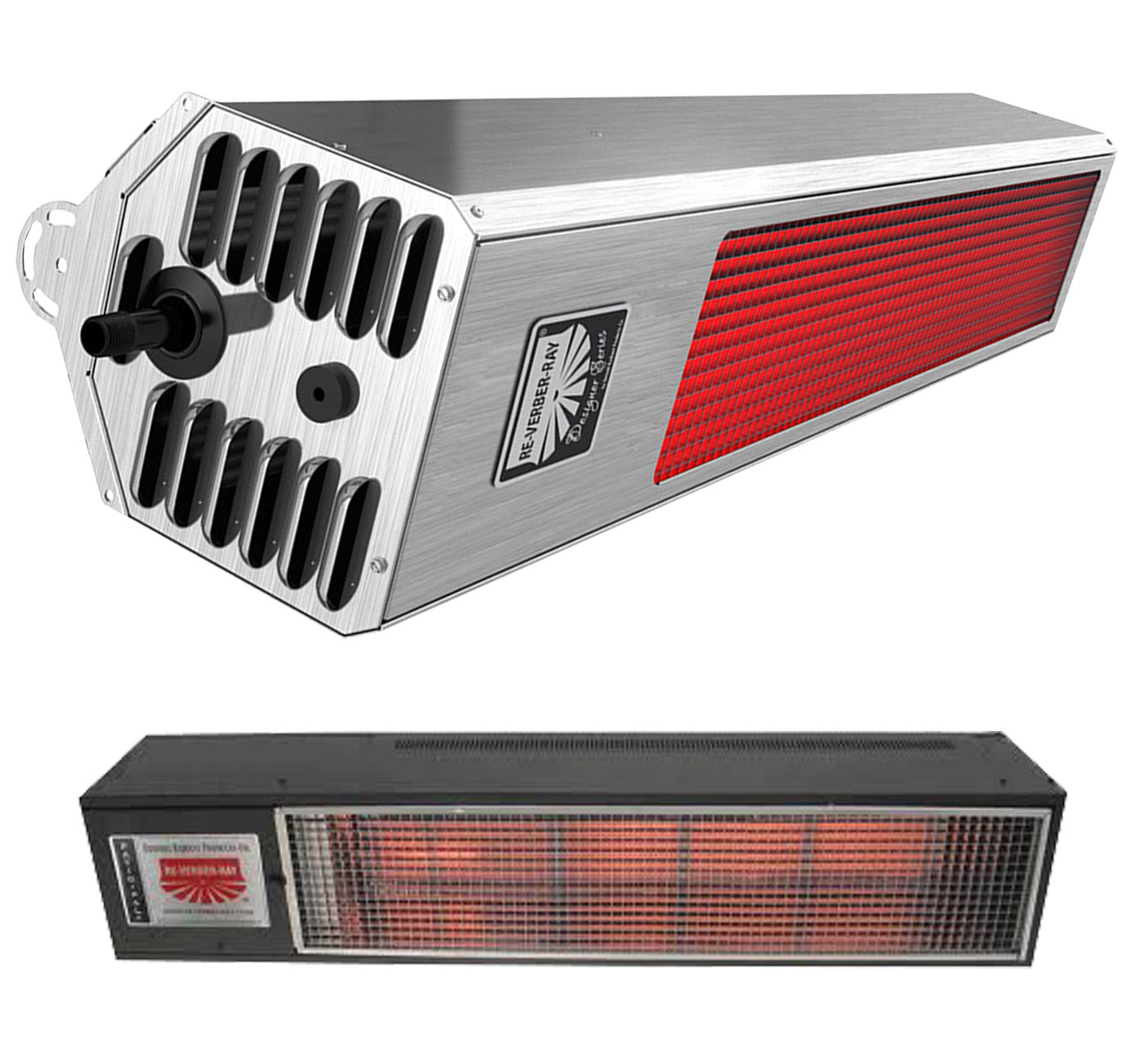 Detroit Radiant Re-Verber-Ray Brand Overhead Natural Gas Patio Heater
