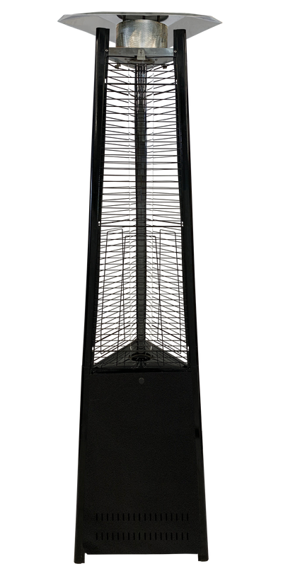 Black Tower of Fire Style Patio Heater
